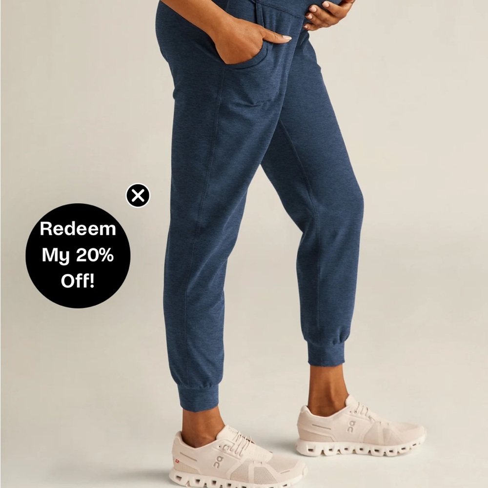 Blue Maternity Jogger size L